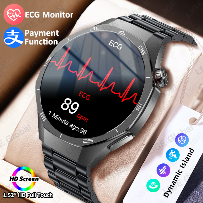 Men'S Fashion Week 2026 - LIGE ECG Smart Watch For Android