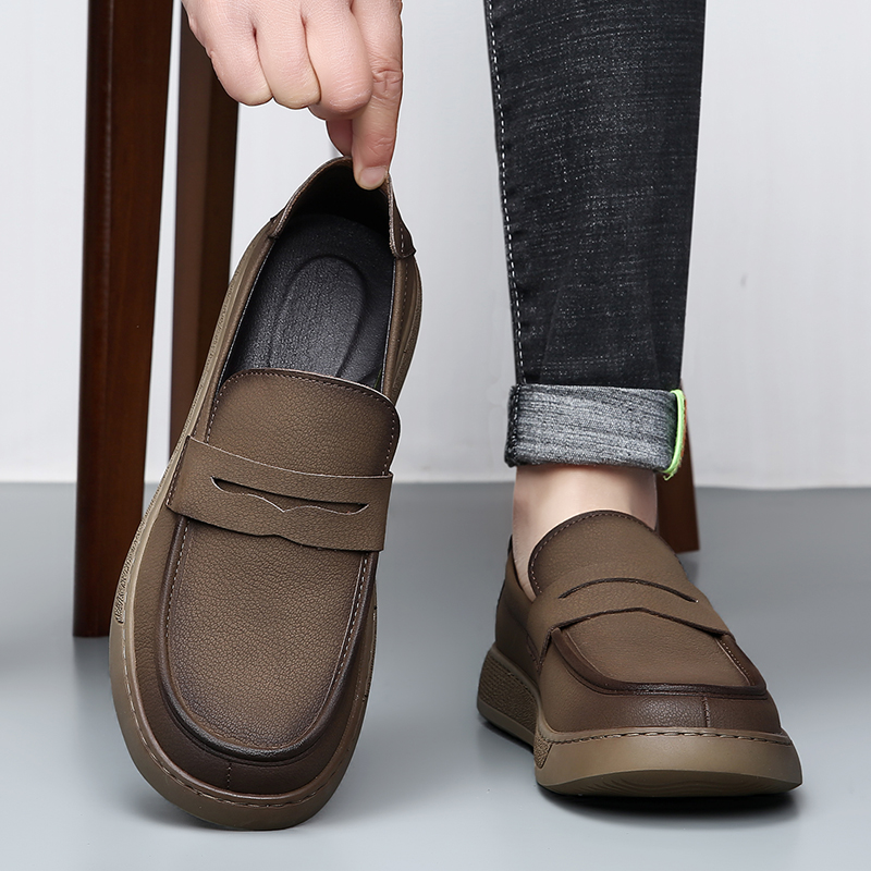 Men'S Fashion Loafers Shoes - DIMANYU Men's Casual Genuine Leather Shoes