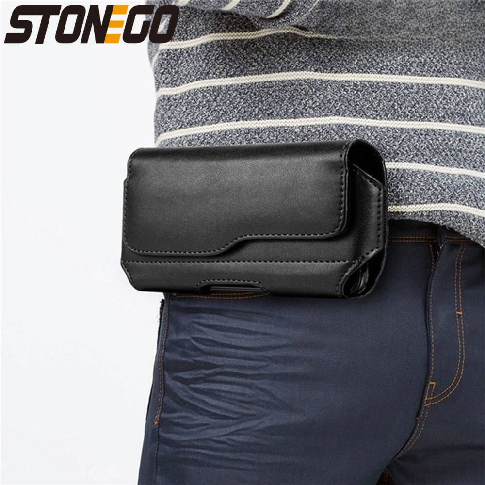 Belt Mens Fashion - Fashion Leather Waist Bag Belt Phone