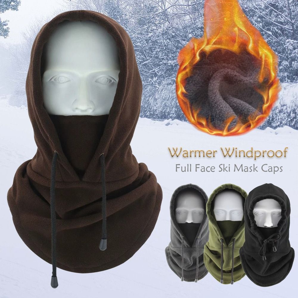 Beanie Winter Hat - Polar Fleece Men's Balaclava Winter Hat