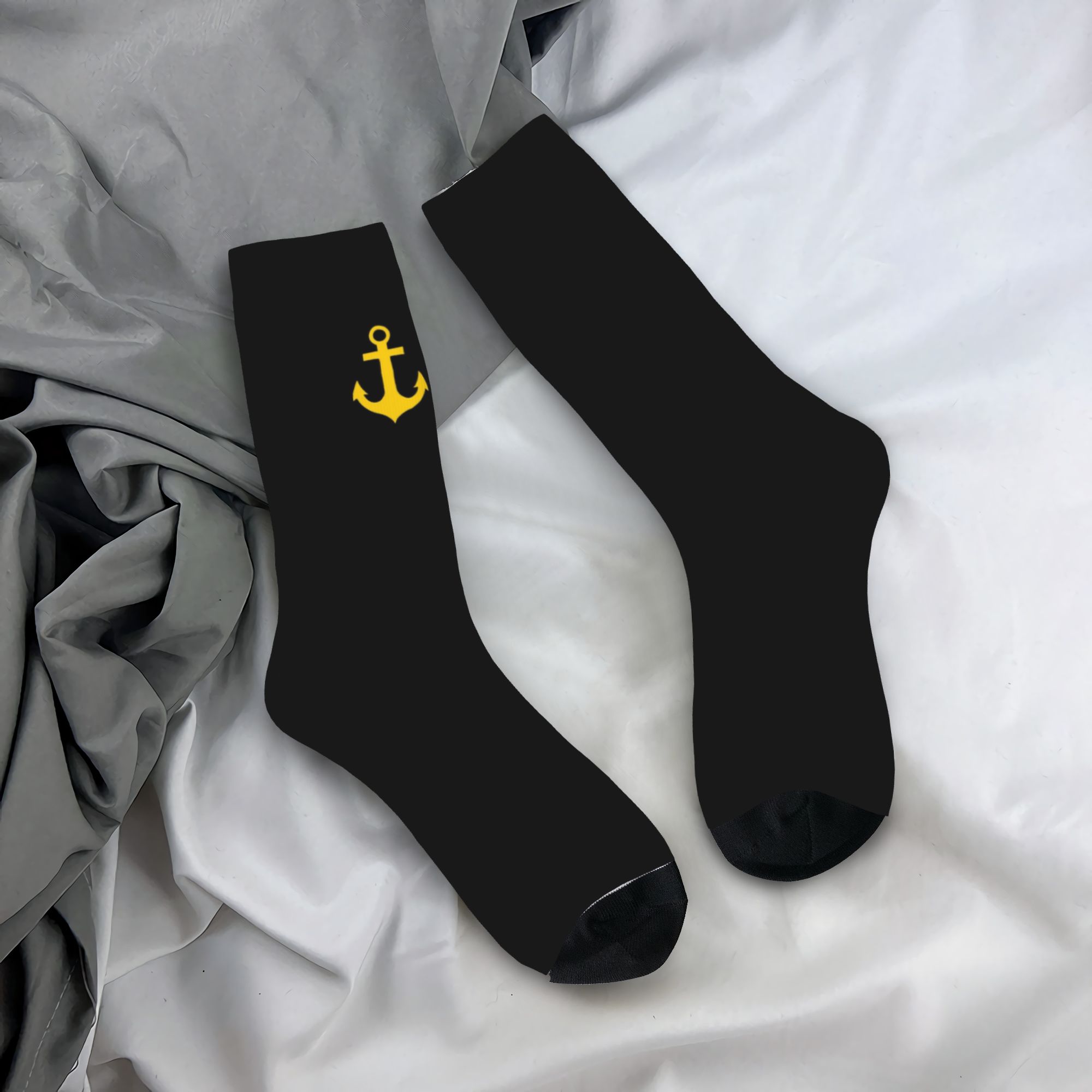 Men'S Fashion Logo - Custom Gold Anchor Logo Men Women