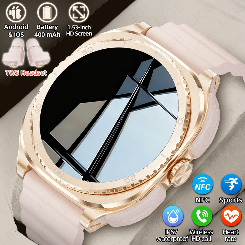 Men'S Fashion Week 2026 - LIGE 2 In 1 TWS Headset