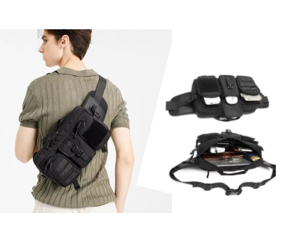 Men Fashion Key - OZUKO Pouch for Man Waterproof Shoulder
