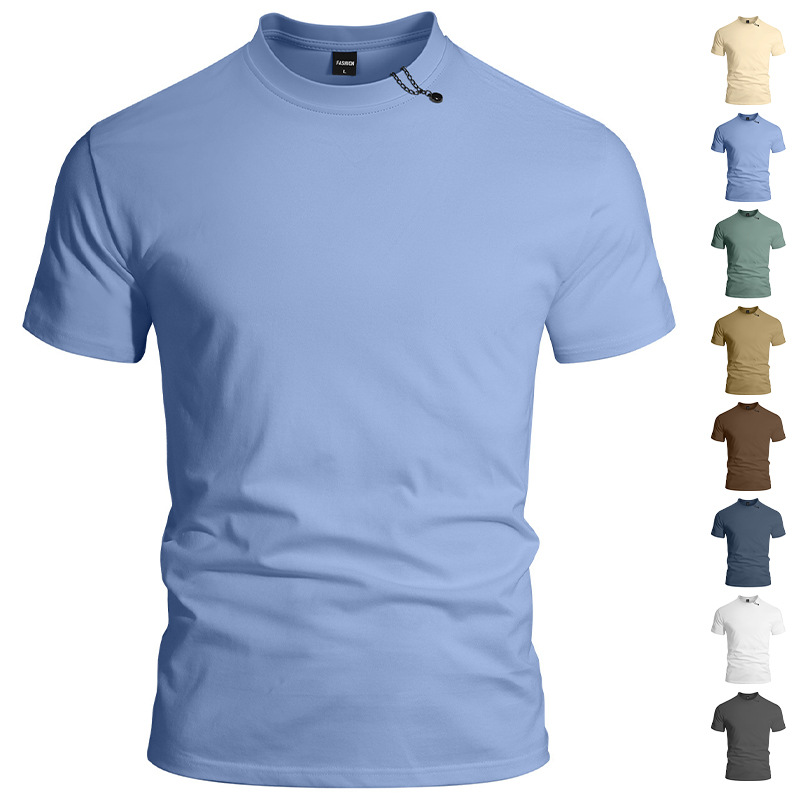 Mens Fashion Combination - Summer Men's Simple Solid Color Fashionable