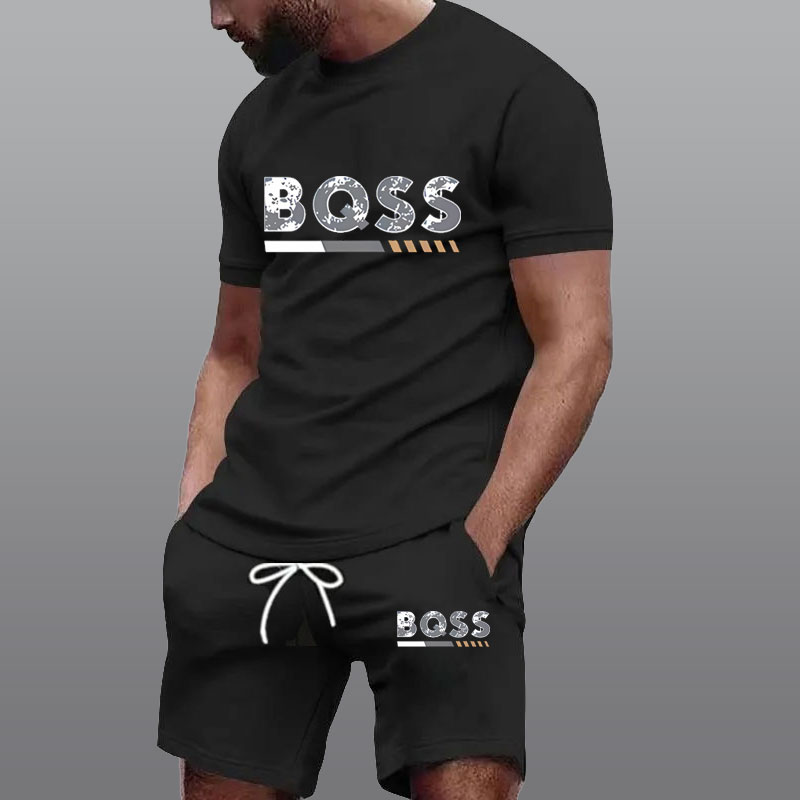 Men'S Fashion Clothing - Summer Sportswear Men's Suit Fashion Two-Piece