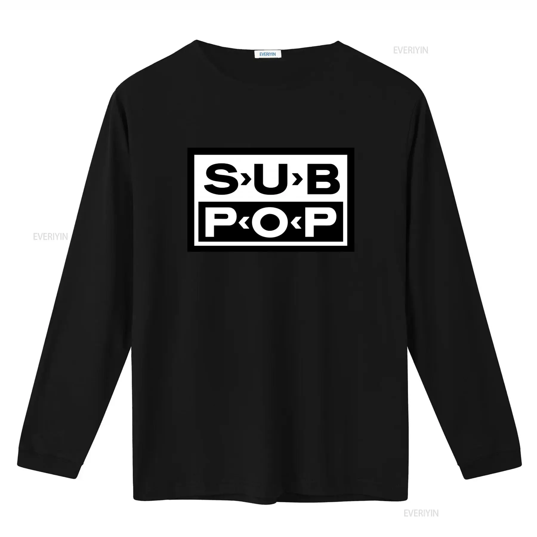 Sub Pop Logo T Shirt Black wit - Men'S Fashion Logo のレビューと価格