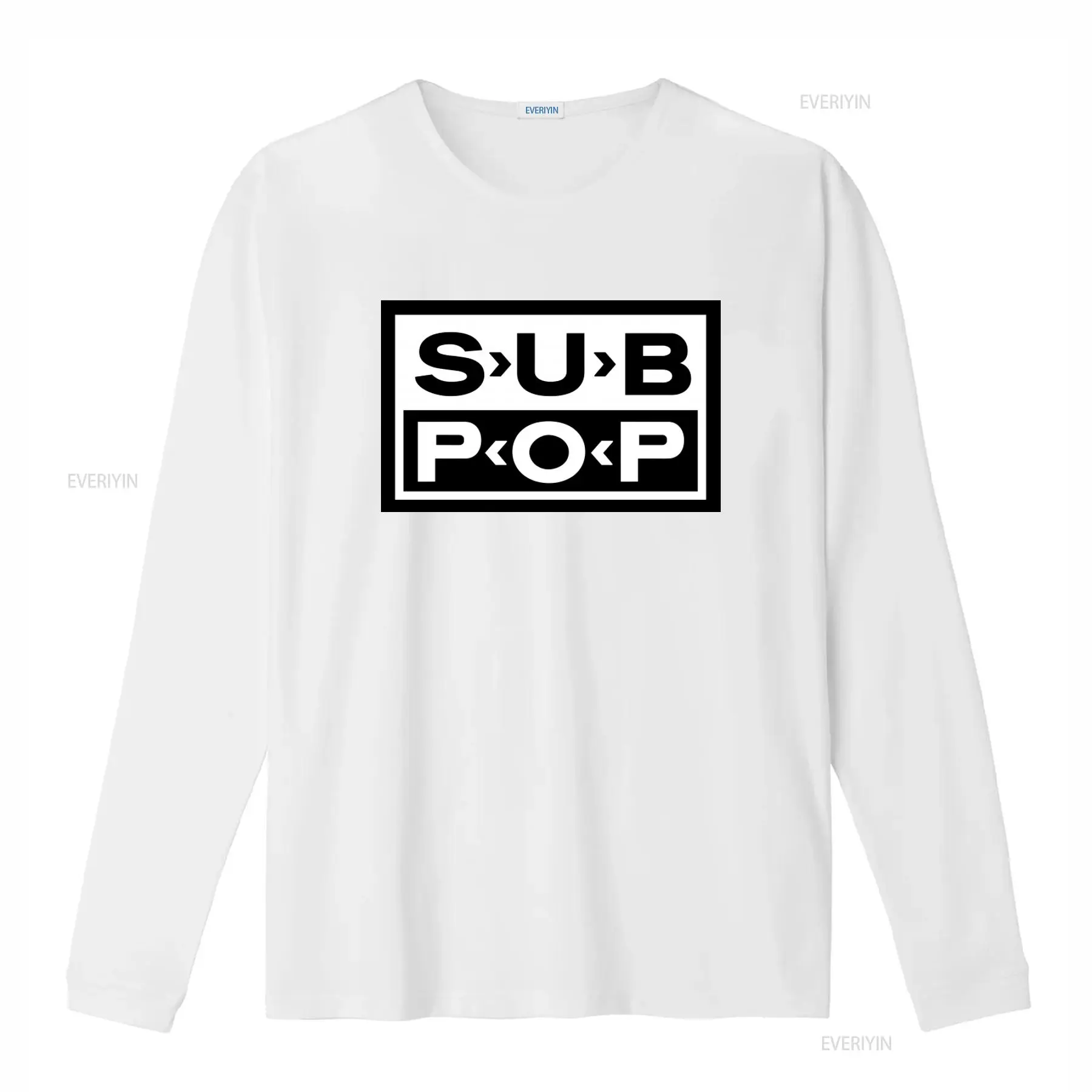 Sub Pop Logo T Shirt Black wit - Men'S Fashion Logo のレビューと価格