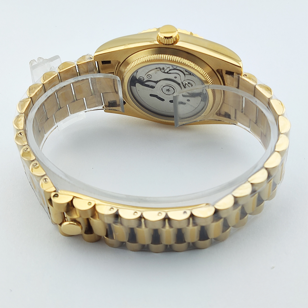 36/39mm Gold Men Watch nh35 Wa - Men'S Fashion Logo のレビューと価格