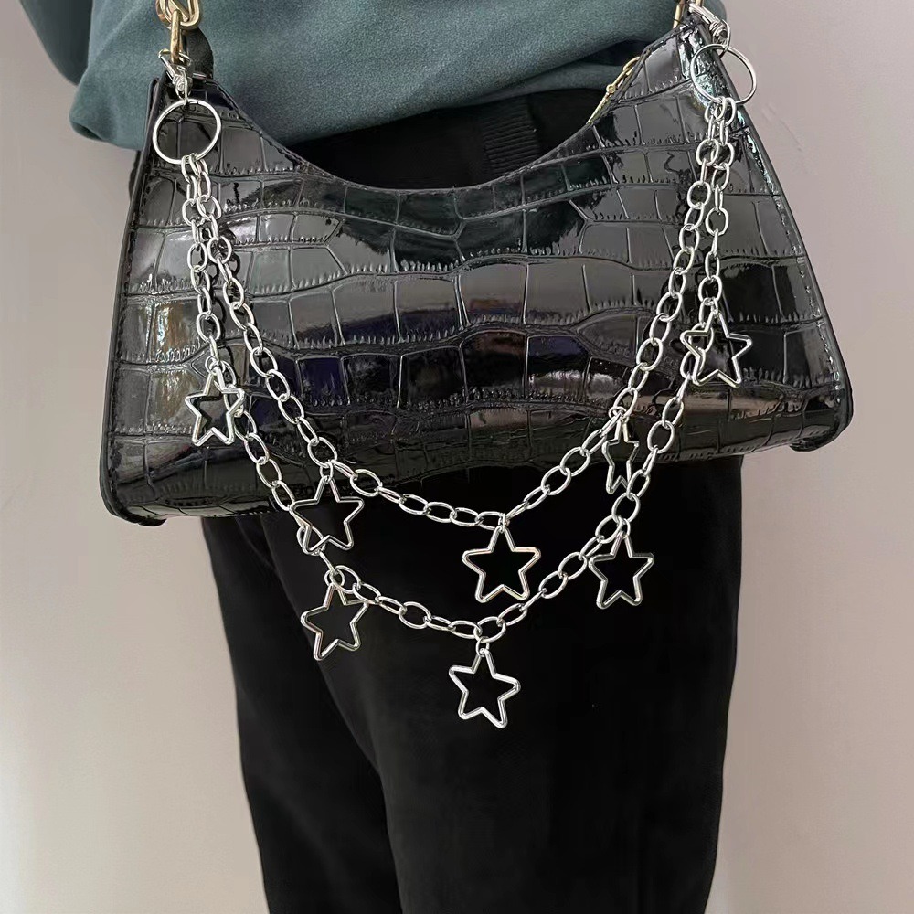 Punk Star Double Layer Waist C - Belt Mens Fashion のレビューと価格