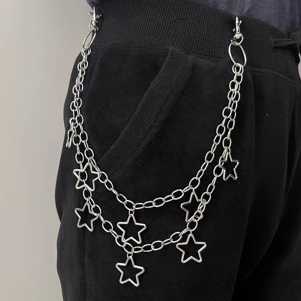 Punk Star Double Layer Waist C - Belt Mens Fashion のレビューと価格