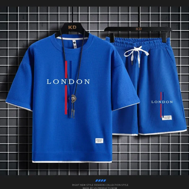 Summer new men's suit, short-s - Mens Fashion Combination のレビューと価格