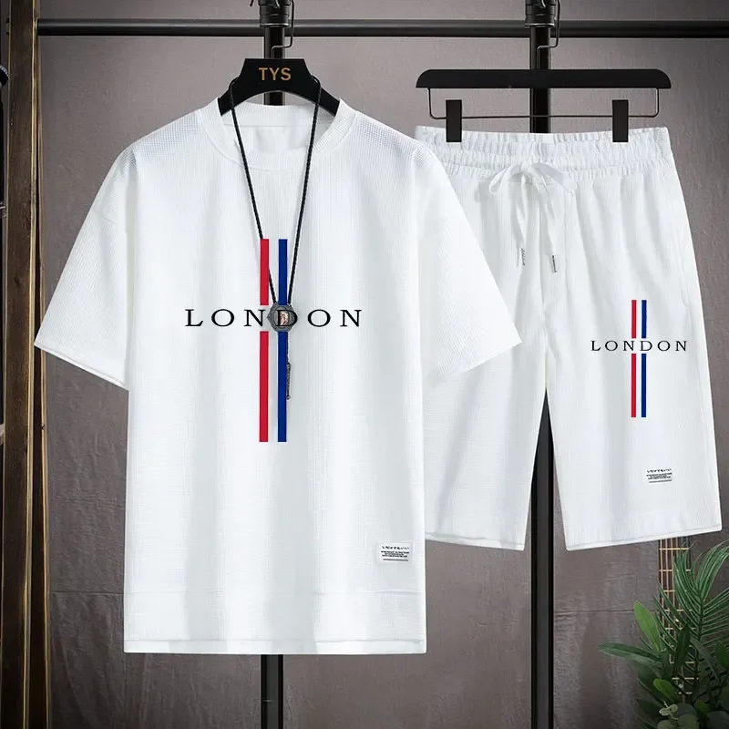 Summer new men's suit, short-s - Mens Fashion Combination のレビューと価格