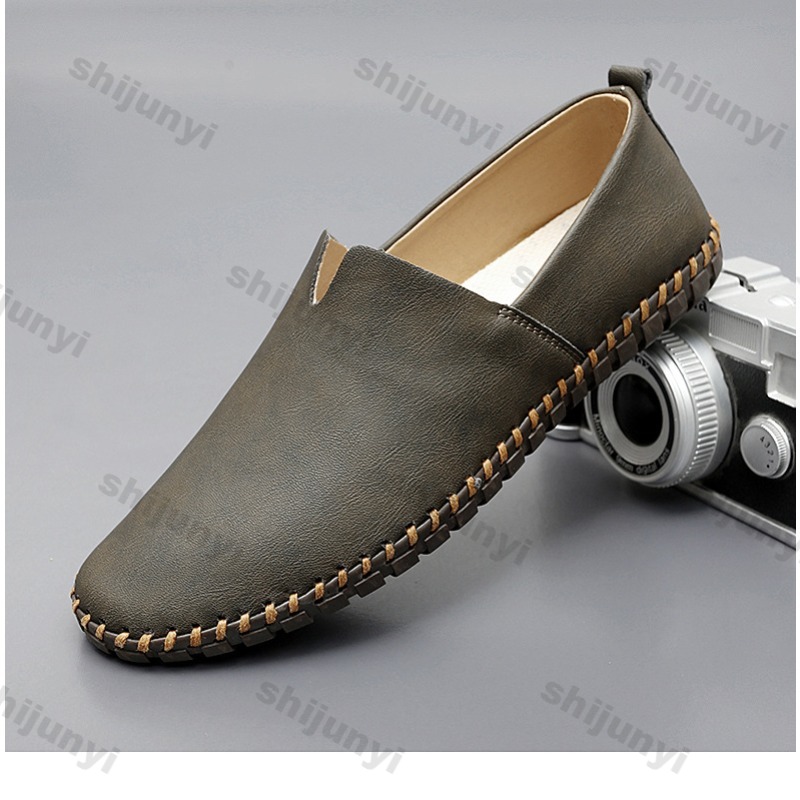 Men Lightweight Leather Shoes  - Men'S Fashion Loafers Shoes のレビューと価格
