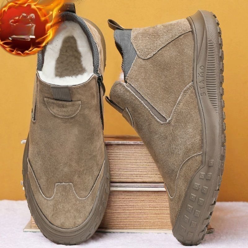 Winter Men's Shoes Plush Warm  - Men'S Fashion Loafers Shoes のレビューと価格