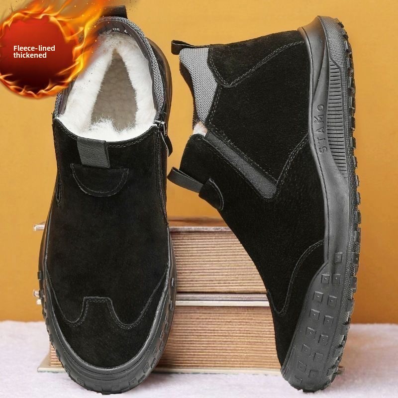 Winter Men's Shoes Plush Warm  - Men'S Fashion Loafers Shoes のレビューと価格