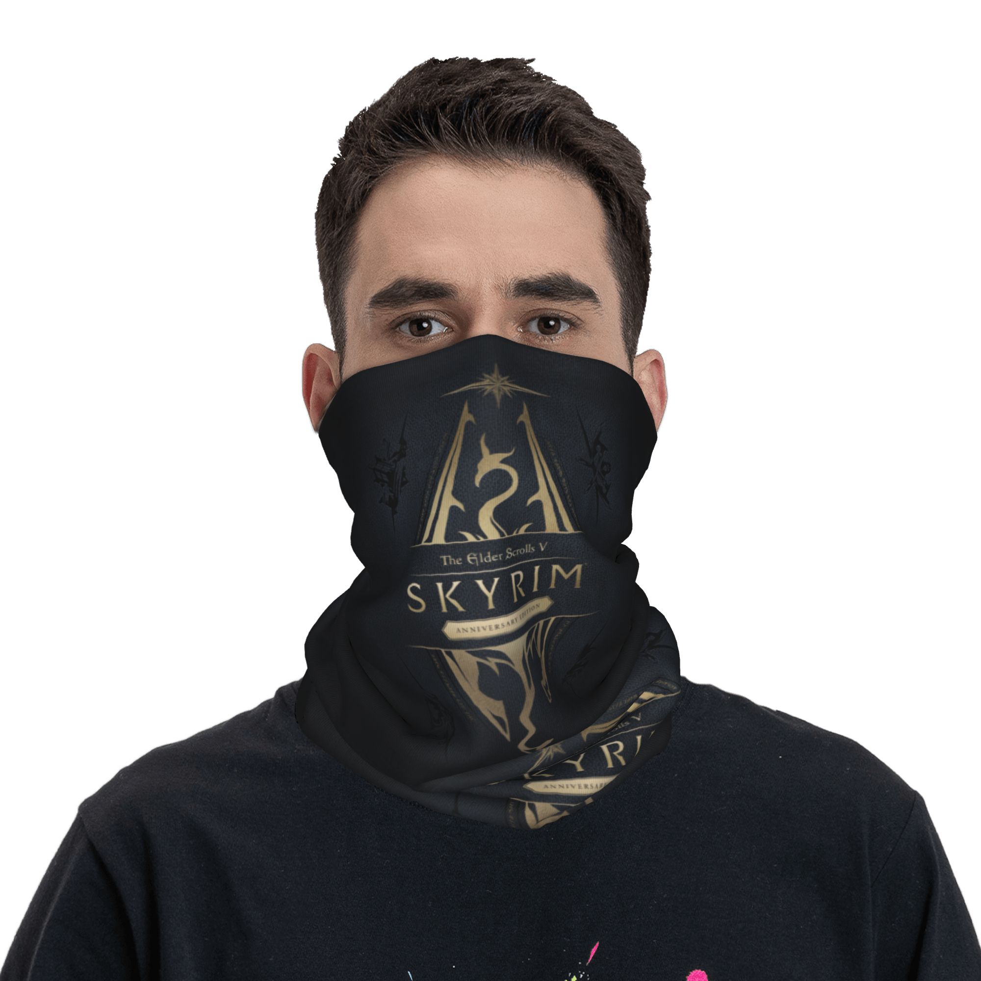 Custom Skyrim Logo Bandana Win - Men'S Fashion Logo のレビューと価格