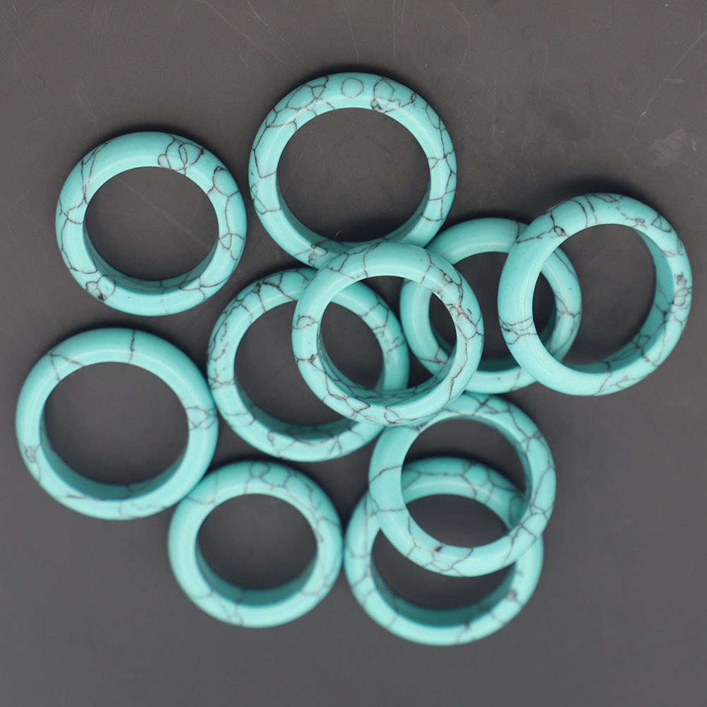 Turquoise Stone Ring 1PC Semi- - Mens Fashion In 1920 のレビューと価格