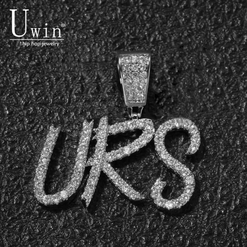 UWIN Name Brush Font Necklace  - Mens Fashion Combination のレビューと価格