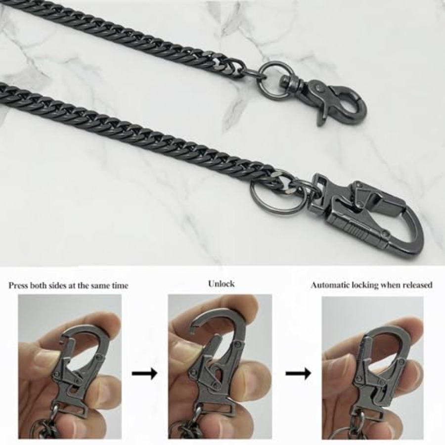 Wallet Chain for Pants, Fancy  - Men Fashion Key のレビューと価格