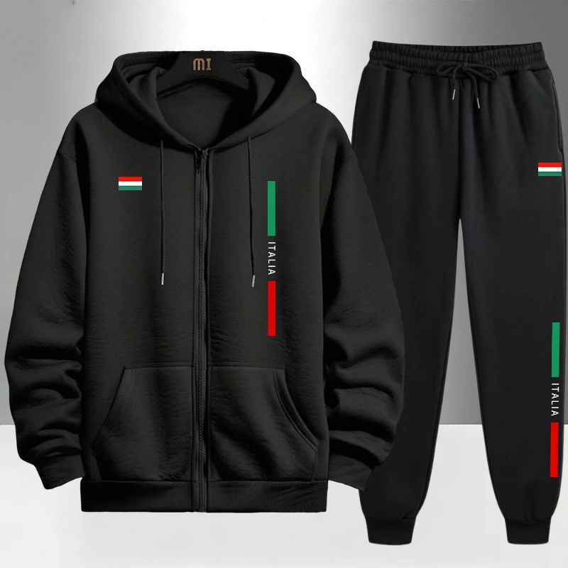 Italy Fashion Men's Set Zipper - Mens Fashion Suits のレビューと価格