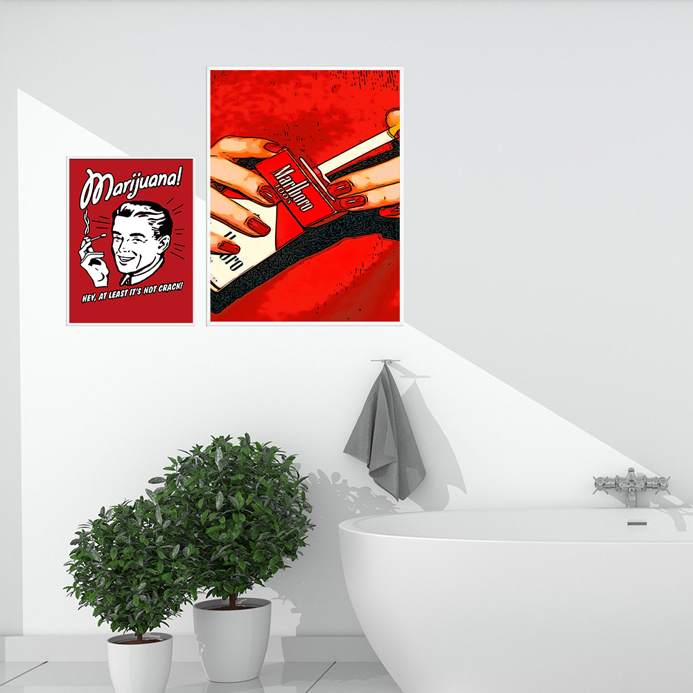 Vintage Fashion Poster Wall Ar - Mens Fashion Combination のレビューと価格