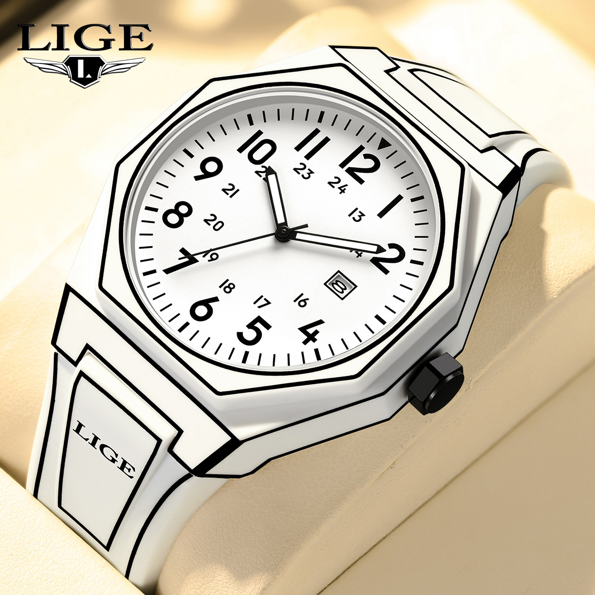 LIGE New Men Watch Military Me - Men'S Fashion Box のレビューと価格