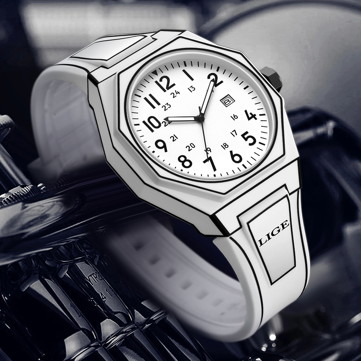 LIGE New Men Watch Military Me - Men'S Fashion Box のレビューと価格