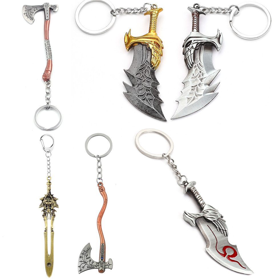 God of War 4 Kratos Sword Keyc - Men Fashion Key のレビューと価格