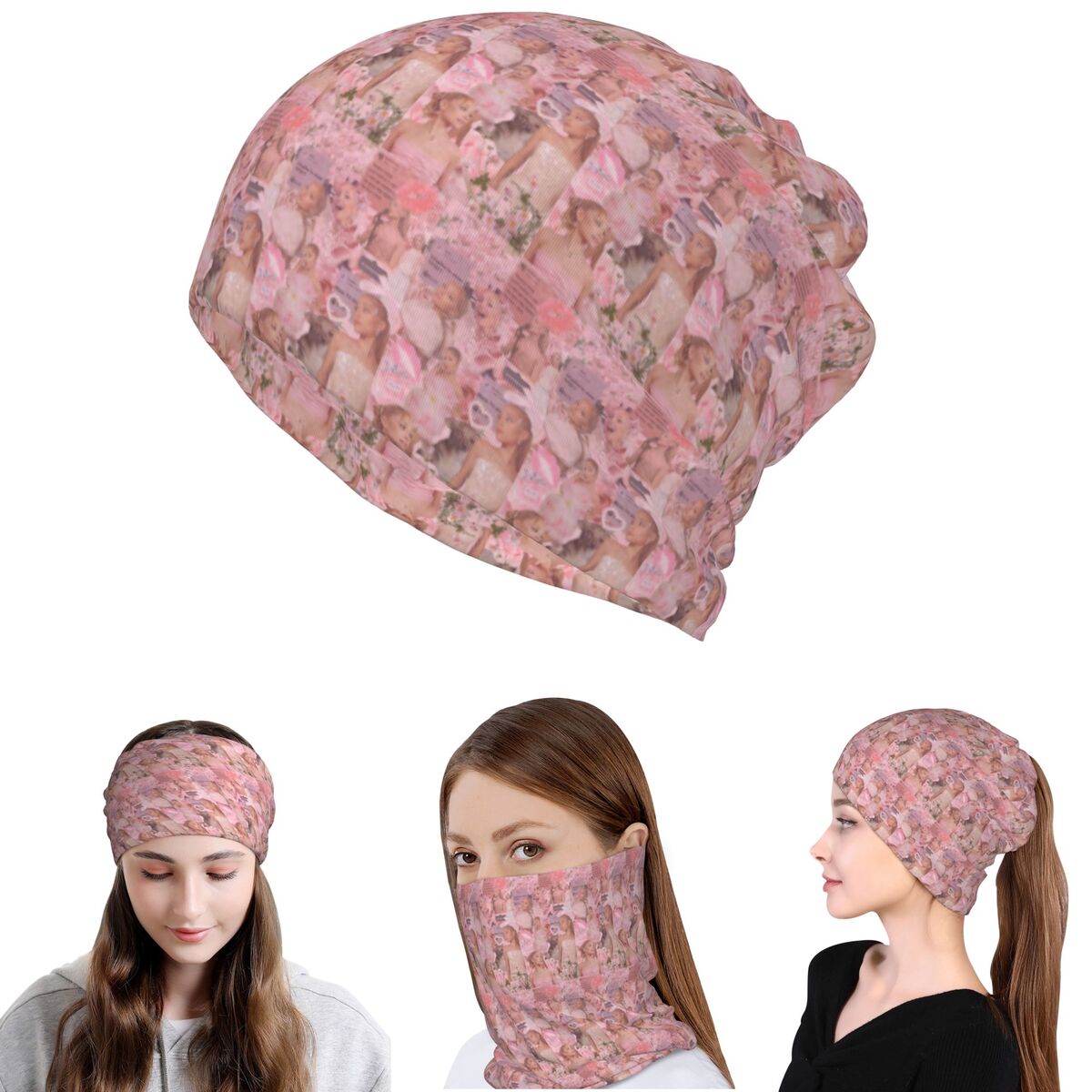 Ariana Grande Singer Bandana N - Beanie Winter Hat のレビューと価格