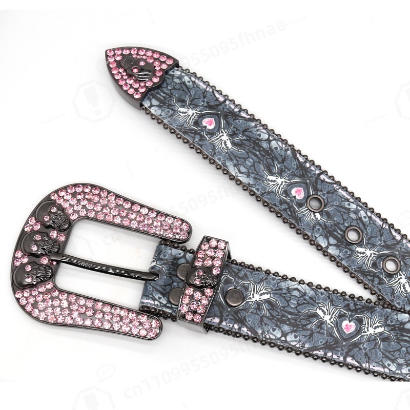 Printed Rhinestone Waist Strap - Belt Mens Fashion のレビューと価格