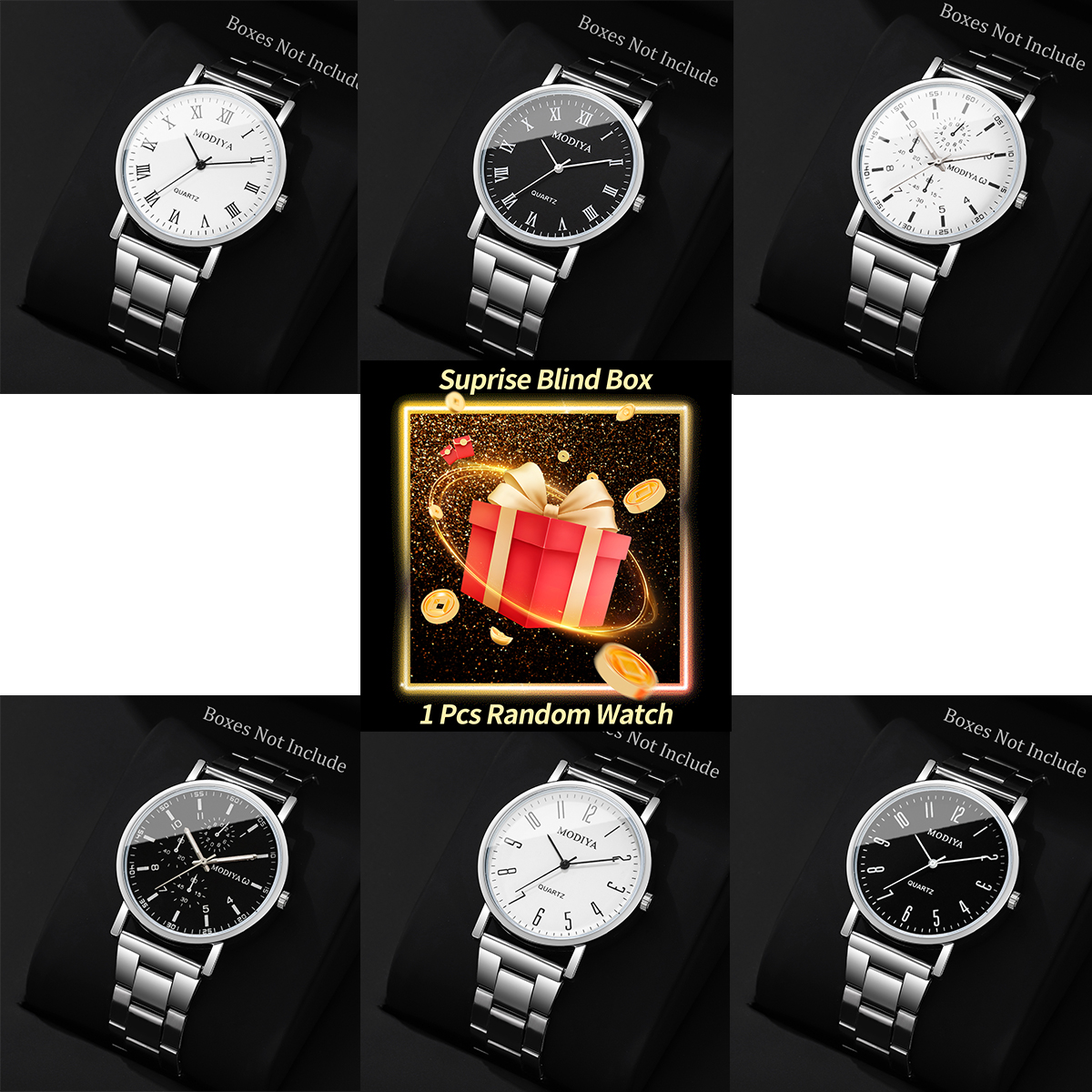 1PC Surprise Mystery Watch Bli - Men'S Fashion Box のレビューと価格