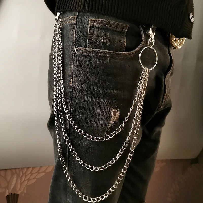Layer Metal Belt Chain Punk Ho - Belt Mens Fashion のレビューと価格