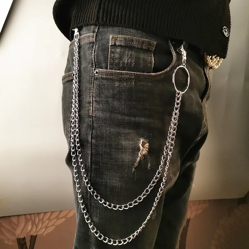 Layer Metal Belt Chain Punk Ho - Belt Mens Fashion のレビューと価格