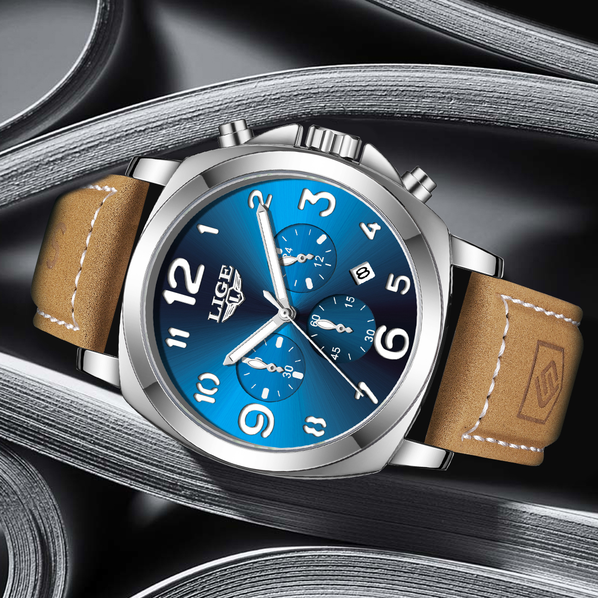 LIGE Casual Outdoor Quartz Man - Men'S Fashion Box のレビューと価格