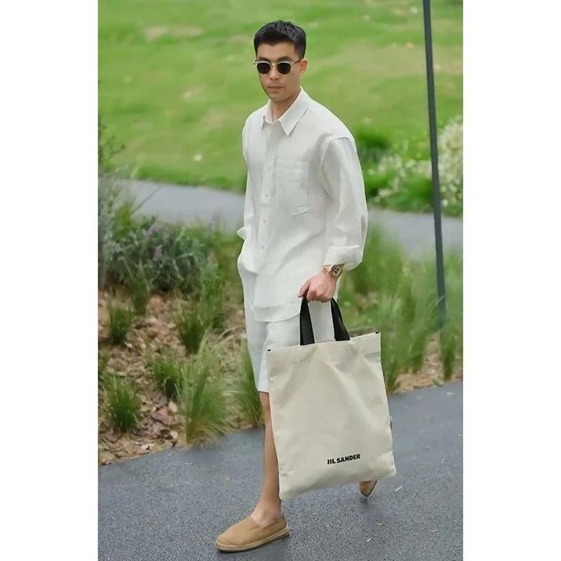 Summer Casual Set Lyocell Line - Mens Fashion Suits のレビューと価格