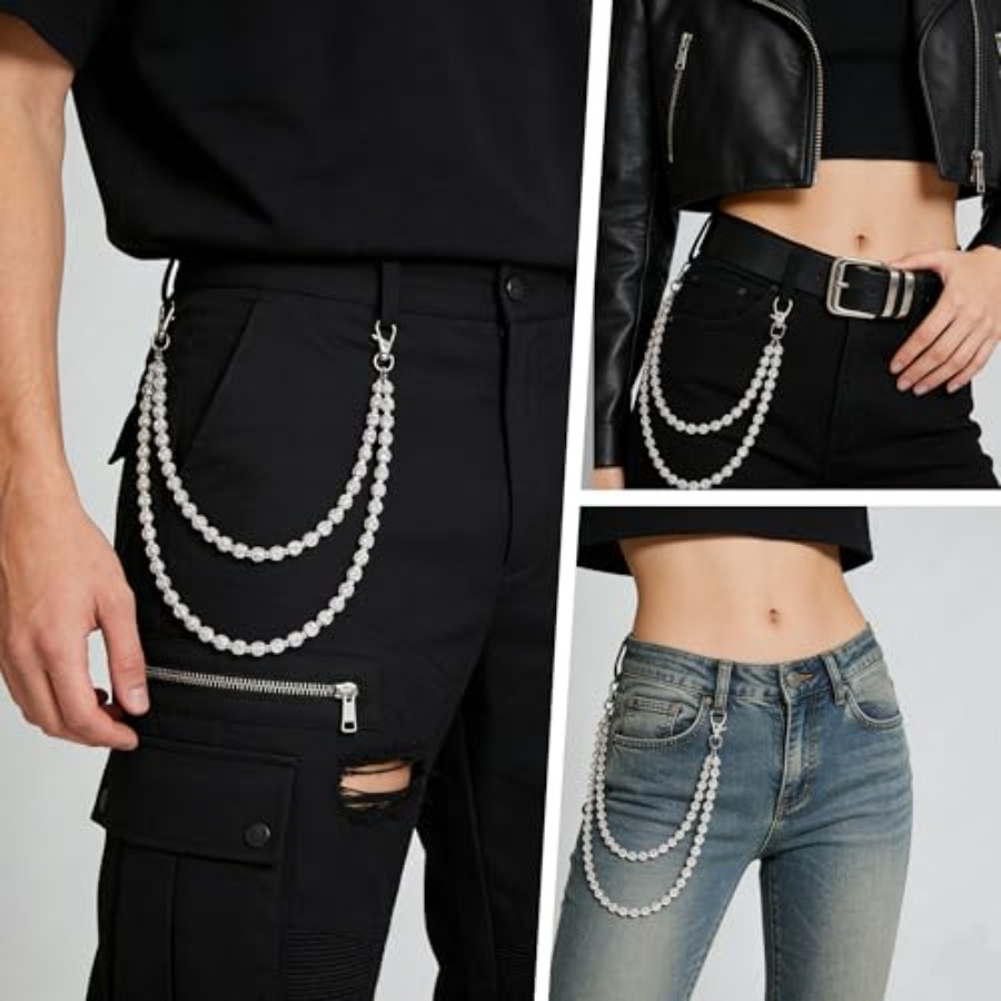 Wallet Chain for Men Women Pan - Belt Mens Fashion のレビューと価格