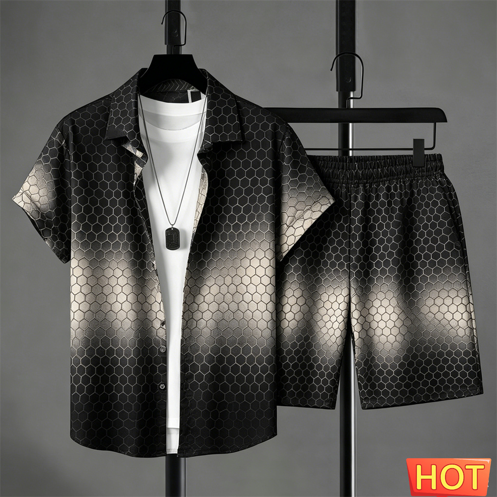 Summer Outfits Man Shirt Set G - Mens Fashion Ideas のレビューと価格