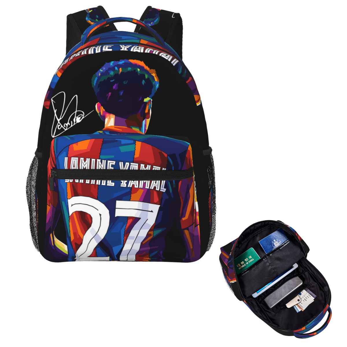 Lamine Yamal Num 19 Backpack H - Mens Fashion In 1920 のレビューと価格