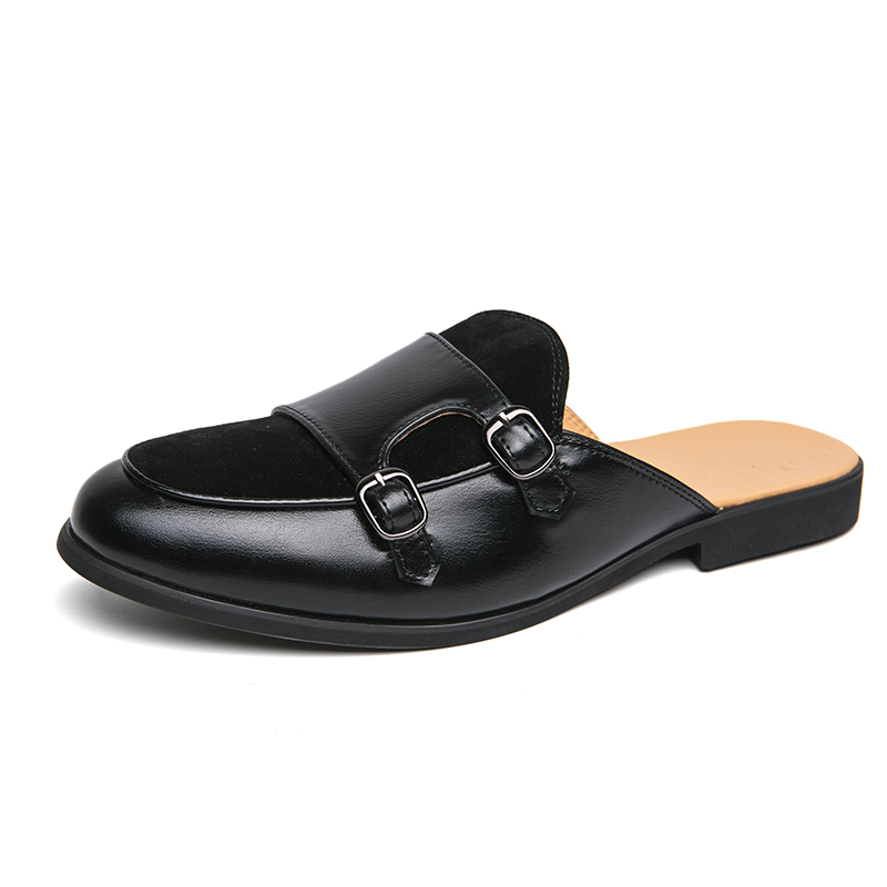 Fashion Black Green Monk Strap - Men'S Fashion Loafers Shoes のレビューと価格