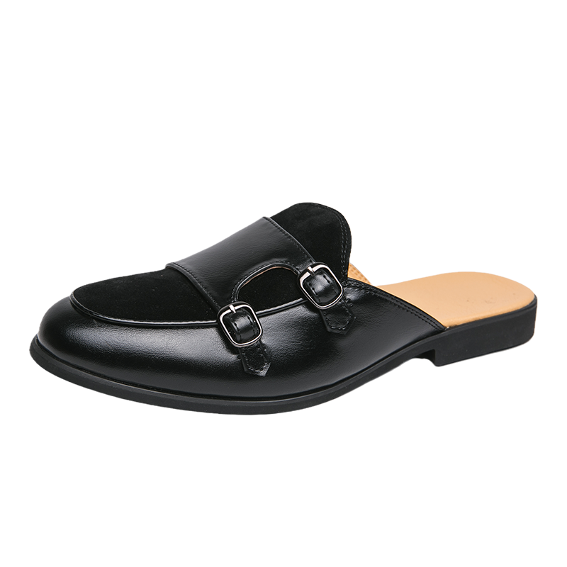 Fashion Black Green Monk Strap - Men'S Fashion Loafers Shoes のレビューと価格
