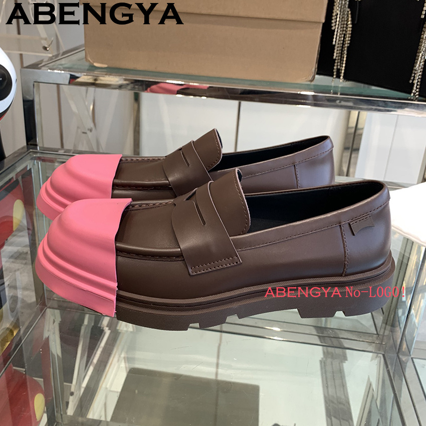 Multicolour Real Leather Thick - Men'S Fashion Loafers Shoes のレビューと価格
