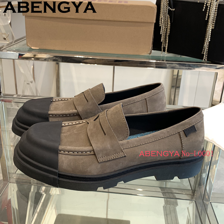 Multicolour Real Leather Thick - Men'S Fashion Loafers Shoes のレビューと価格
