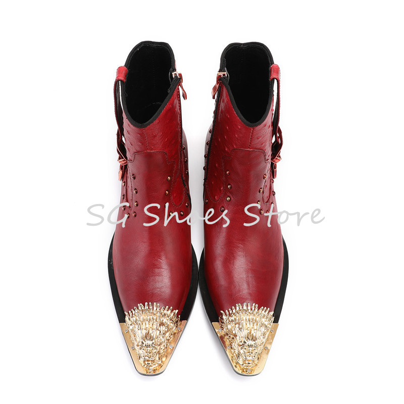 Punk Rivet Belt Buckle Ankle S - Belt Mens Fashion のレビューと価格