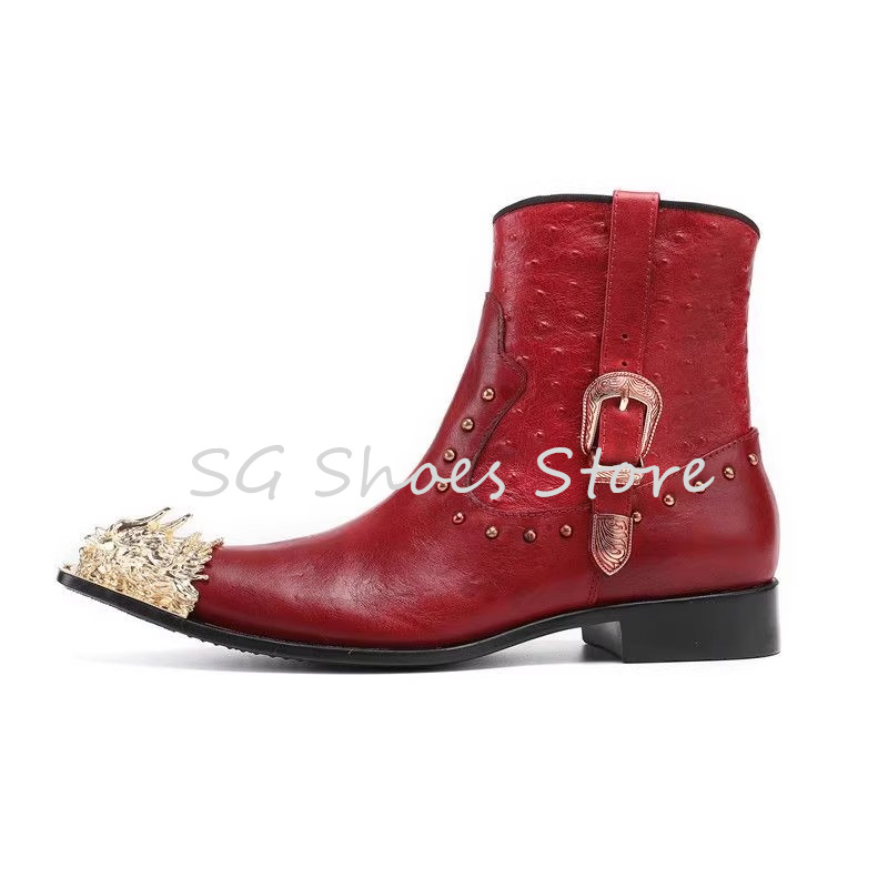 Punk Rivet Belt Buckle Ankle S - Belt Mens Fashion のレビューと価格