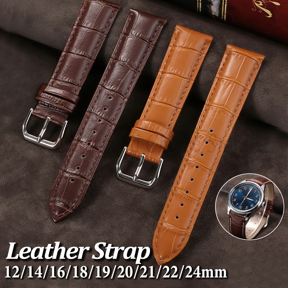 20/21/22/24mm Leather Watch Ba - Mens Fashion In 1920 のレビューと価格