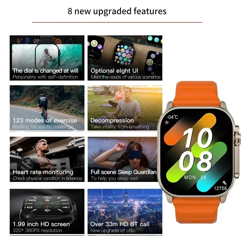 2026 T900  Smart Watch Men 49m - Men'S Fashion Week 2026 のレビューと価格