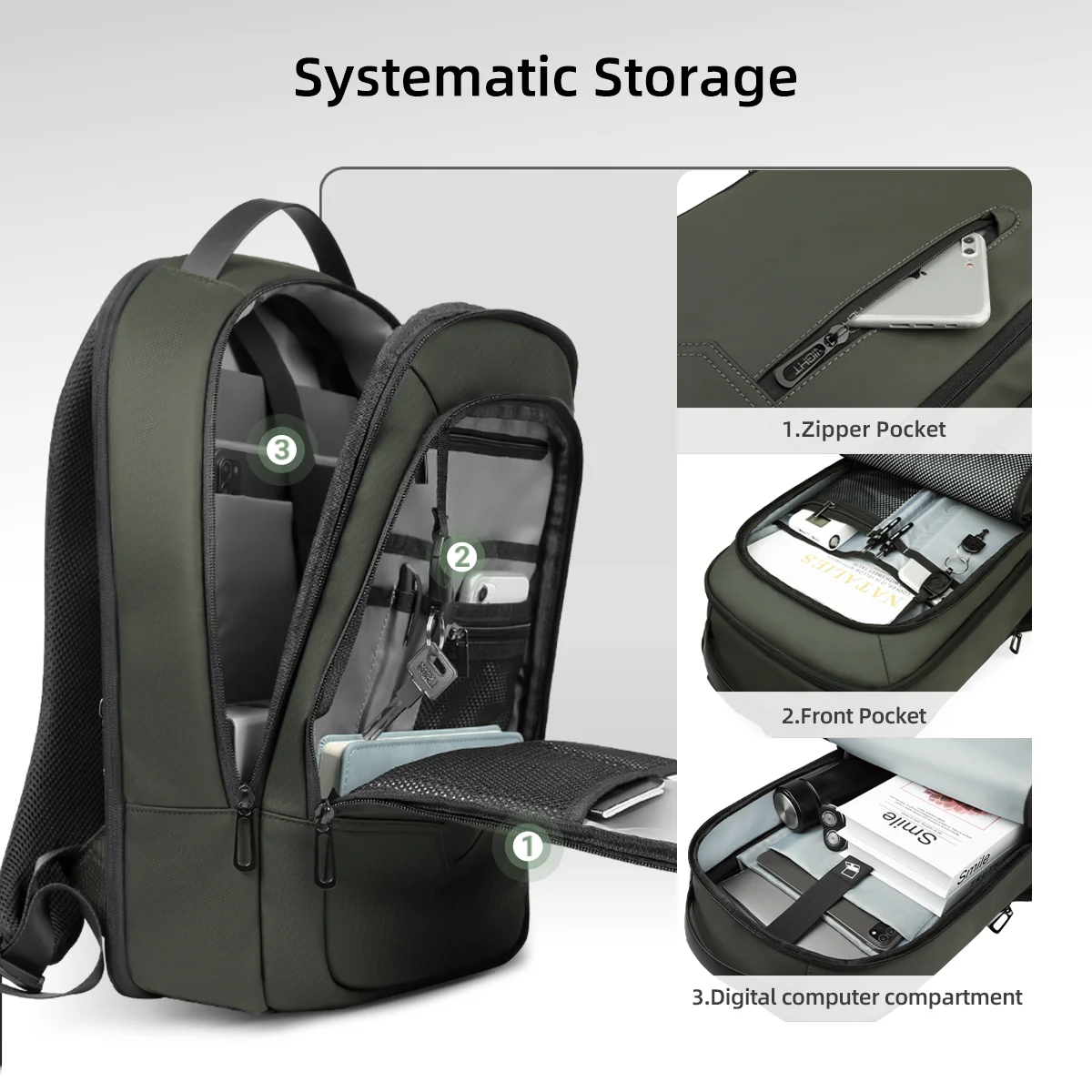 HK Expandable Business Backpac - Men Fashion Key のレビューと価格