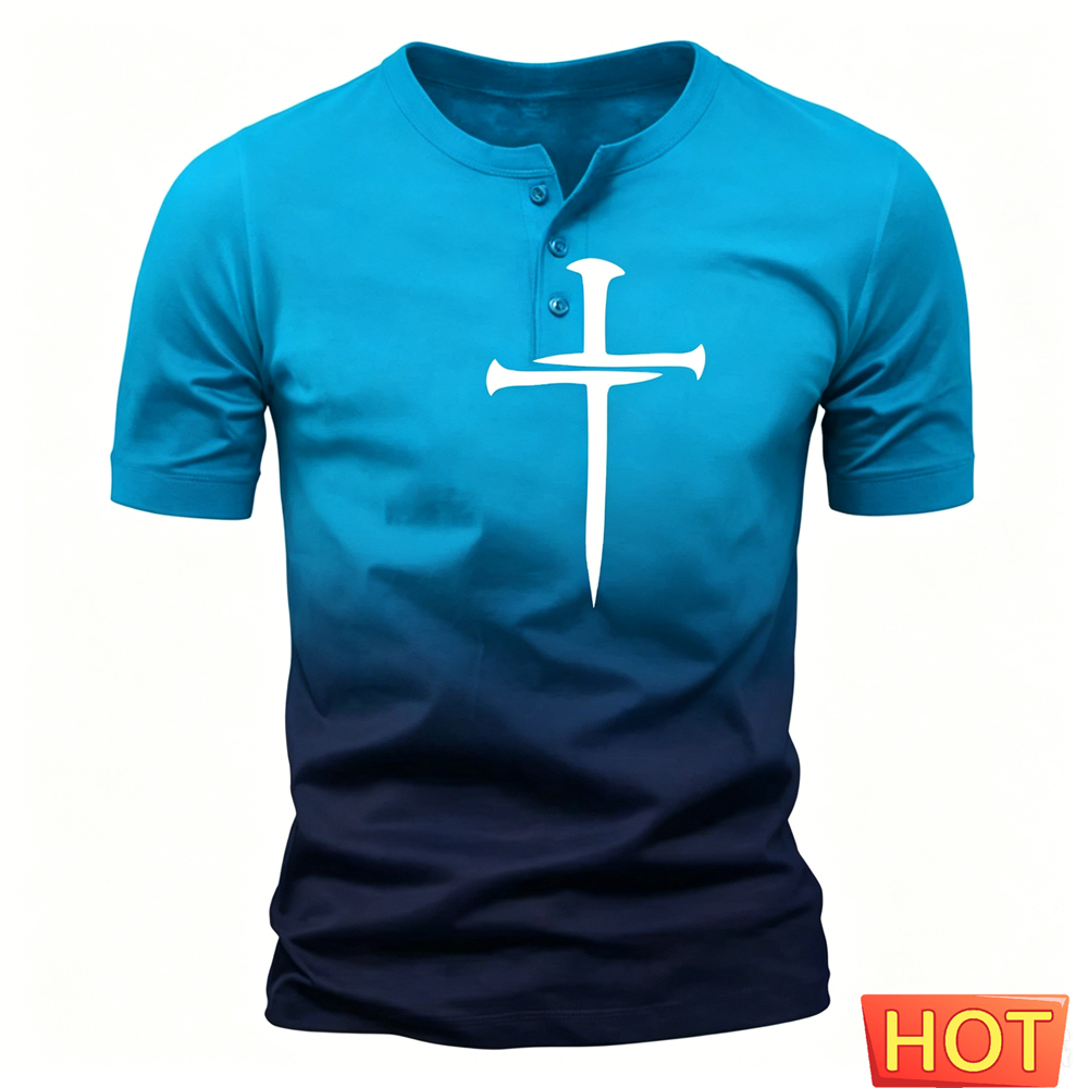 Summer Men's Henley Shirt Funn - Men'S Fashion Clothing のレビューと価格