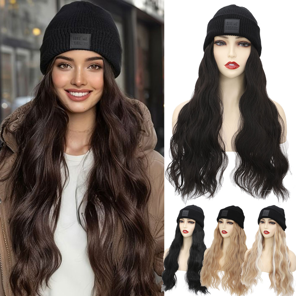 S-noilite Synthetic Hat Wig Be - Beanie Winter Hat のレビューと価格
