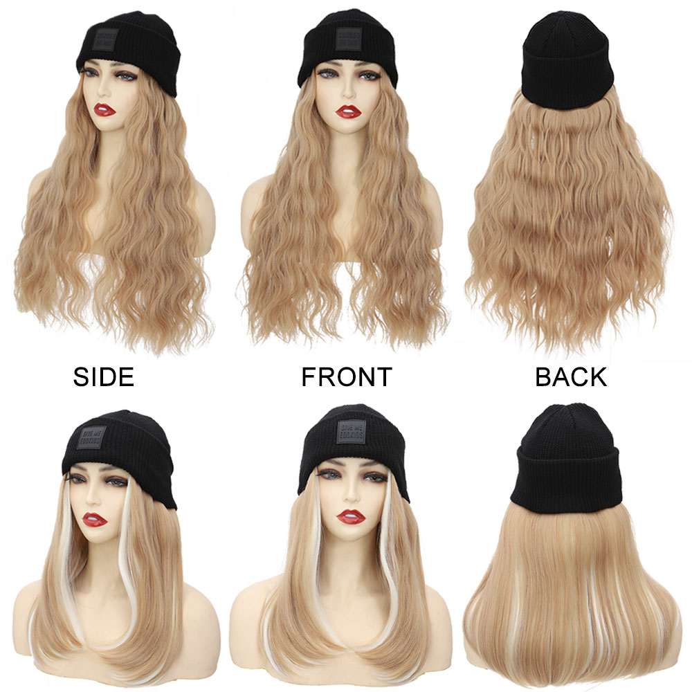 S-noilite Synthetic Hat Wig Be - Beanie Winter Hat のレビューと価格